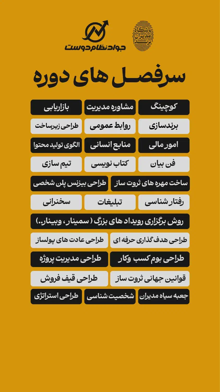 دوره جامع دکتری کسب وکار با درآمد ۴ میلیارد|خدمات آموزشی|تهران, پاسداران|دیوار