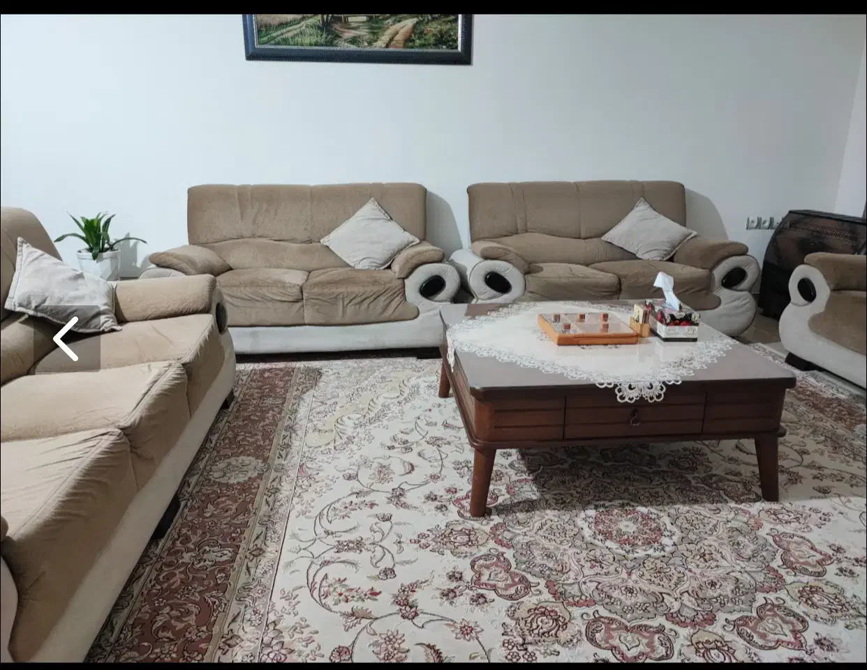 مبل راحتی 9 نفره تمیز|مبلمان خانگی و میز عسلی|گرگان, |دیوار