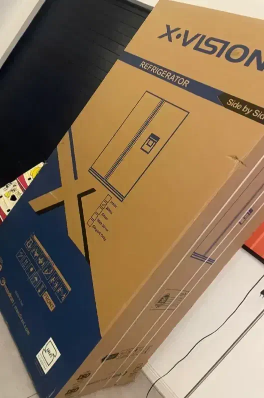 کارتن یخچال طرح ساید ایکسویژن|ابزارآلات|مشهد, ابوذر|دیوار