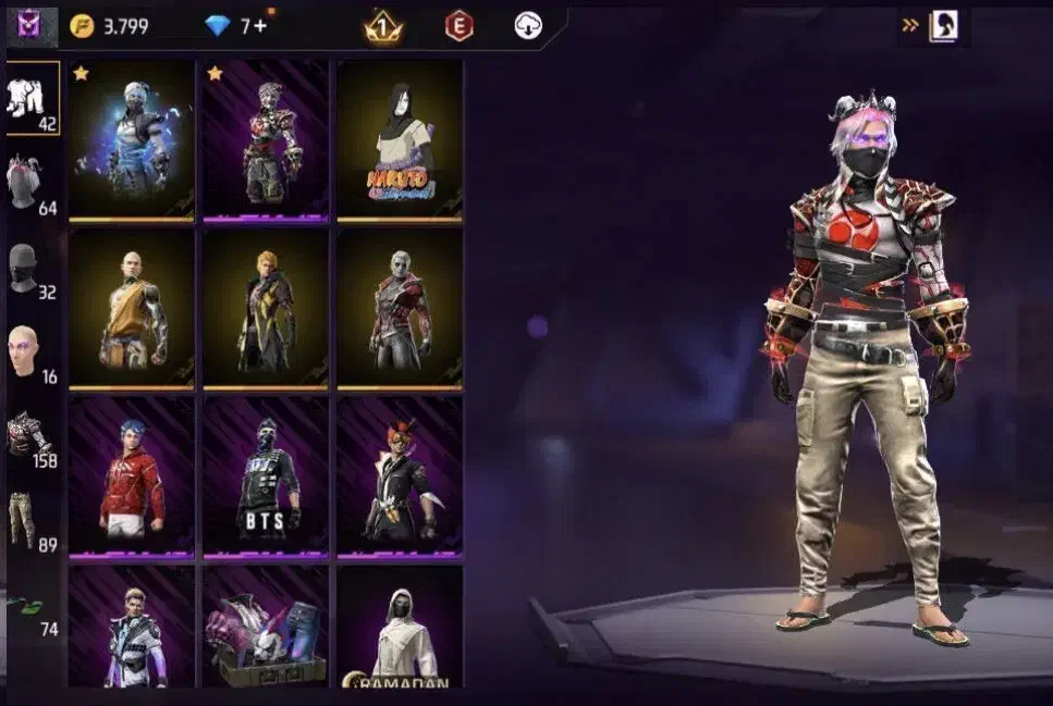 اکانت فری فایر لول 56|کنسول، بازی ویدئویی و آنلاین|تهران, فلسطین (میدان انقلاب)|دیوار