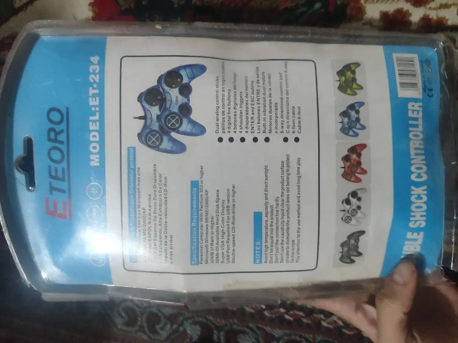 دسته بازی نو اکبند استفاده نشده|کنسول، بازی ویدئویی و آنلاین|کرج, کیانمهر|دیوار