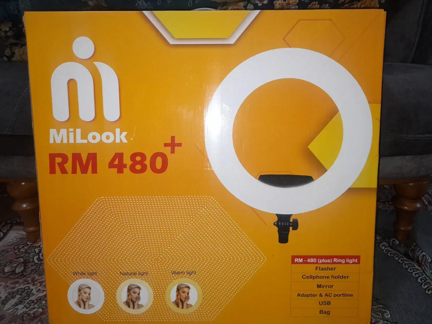 رینگ لایت Milook|دوربین عکاسی و فیلم‌برداری|رشت, حمیدیان|دیوار