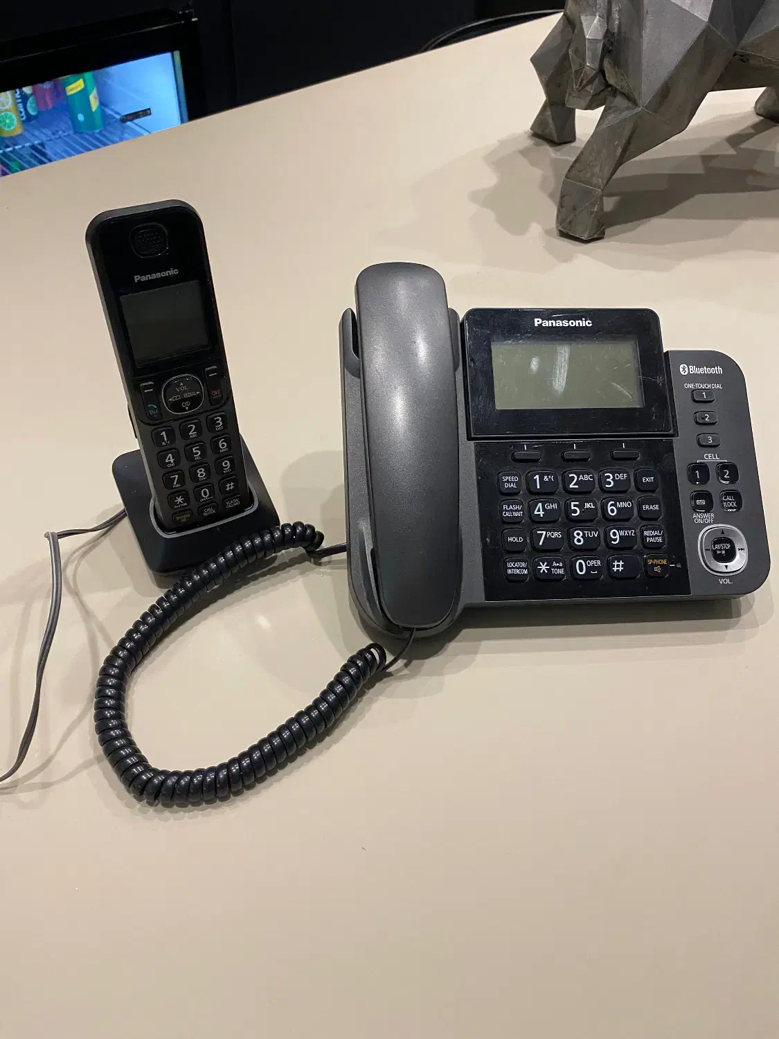 تلفن بیشیم دو قلو پاناسونیک tgf380c|تلفن رومیزی|تهران, زعفرانیه|دیوار