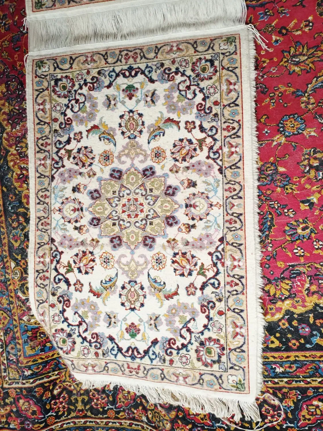 قالی دست بافت ۶۰ در ۹۰|فرش|بیرجند, |دیوار