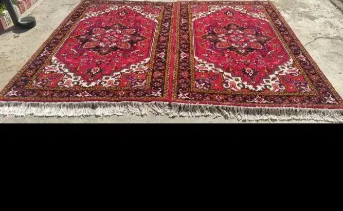 یک جفت ۶متری دستبافت هریس تاجری|فرش|تبریز, |دیوار