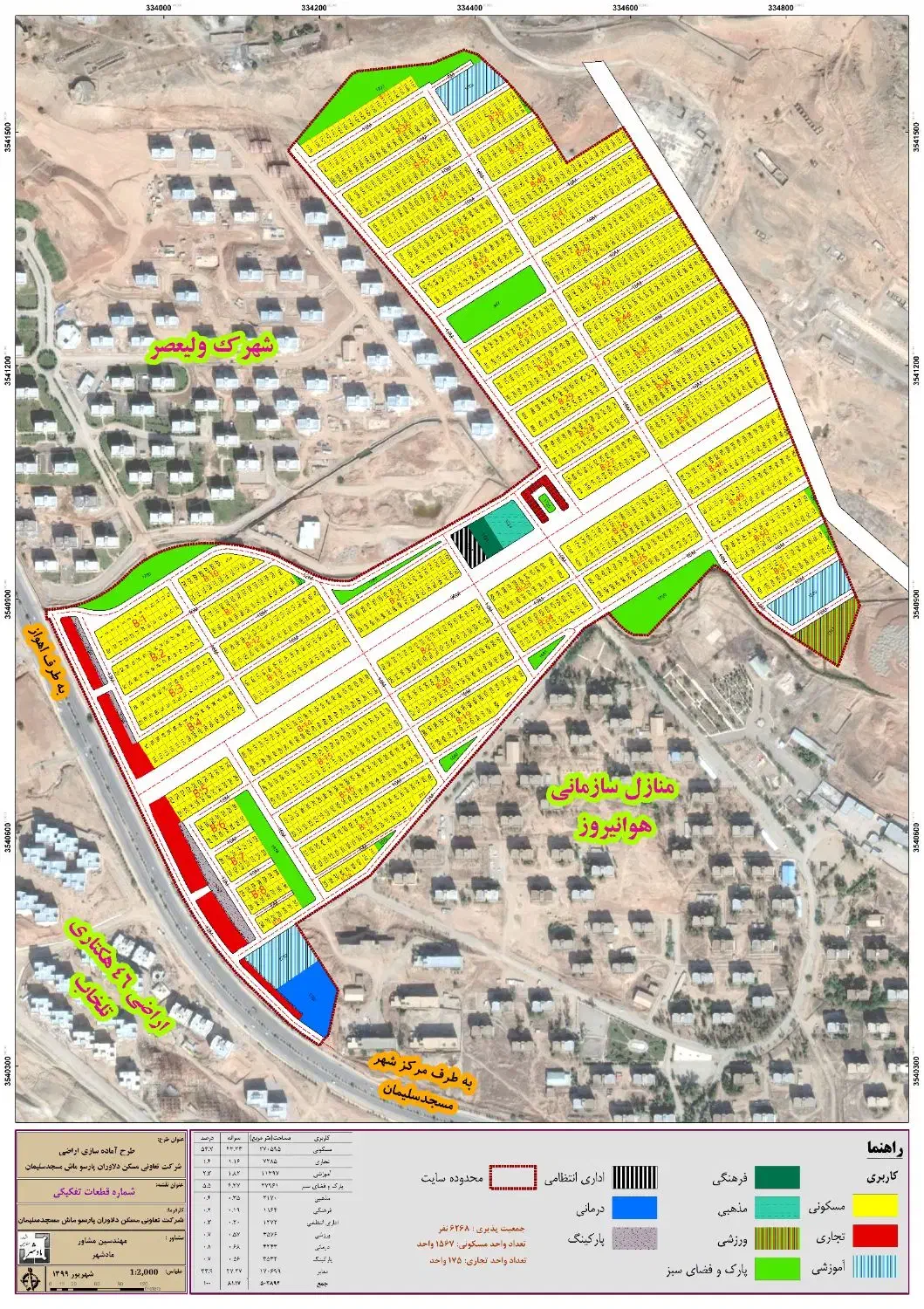پرواز زمین دونبش سر۳۶متری بلوک ۱۹|فروش زمین و ملک کلنگی|مسجد سلیمان, |دیوار