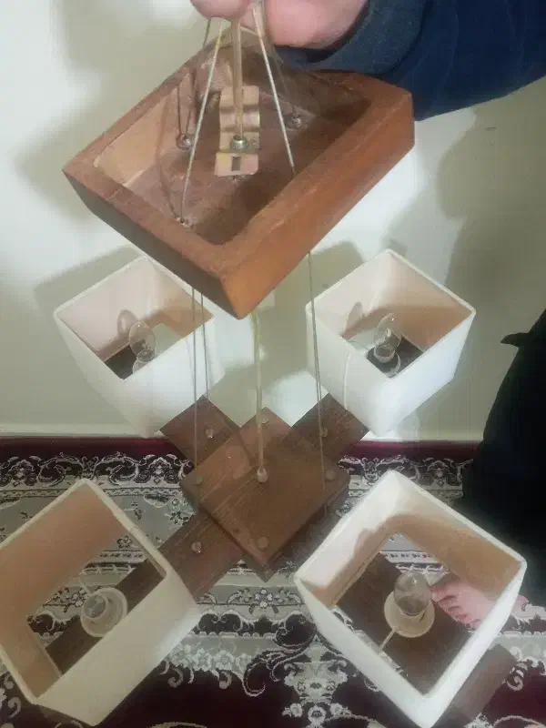 لوستر ۴ شاخه|لوستر و چراغ آویز|تبریز, |دیوار