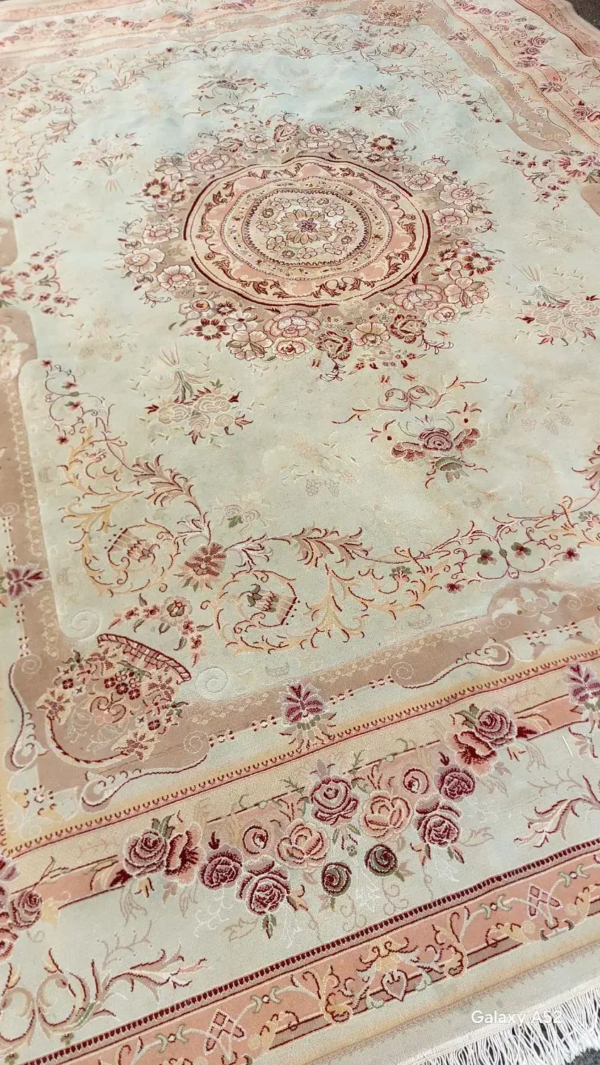 یک تخته فرش 12 متری 500 شانه نخ|فرش|محمدیه-قزوین, |دیوار