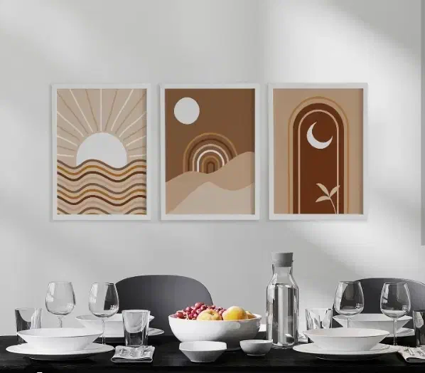 تابلو طرح مینیمال|تابلو، نقاشی، عکس|رشت, رودبارتان|دیوار