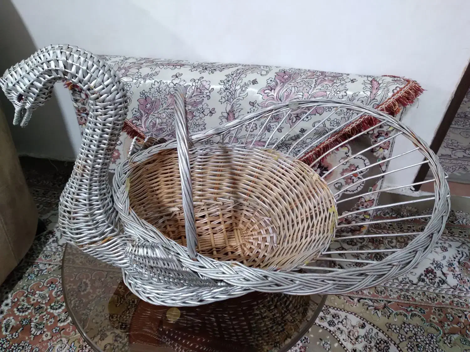 سبد حصیری میوه|صنایع دستی و سایر لوازم تزئینی|مشهد, نظام دوست|دیوار