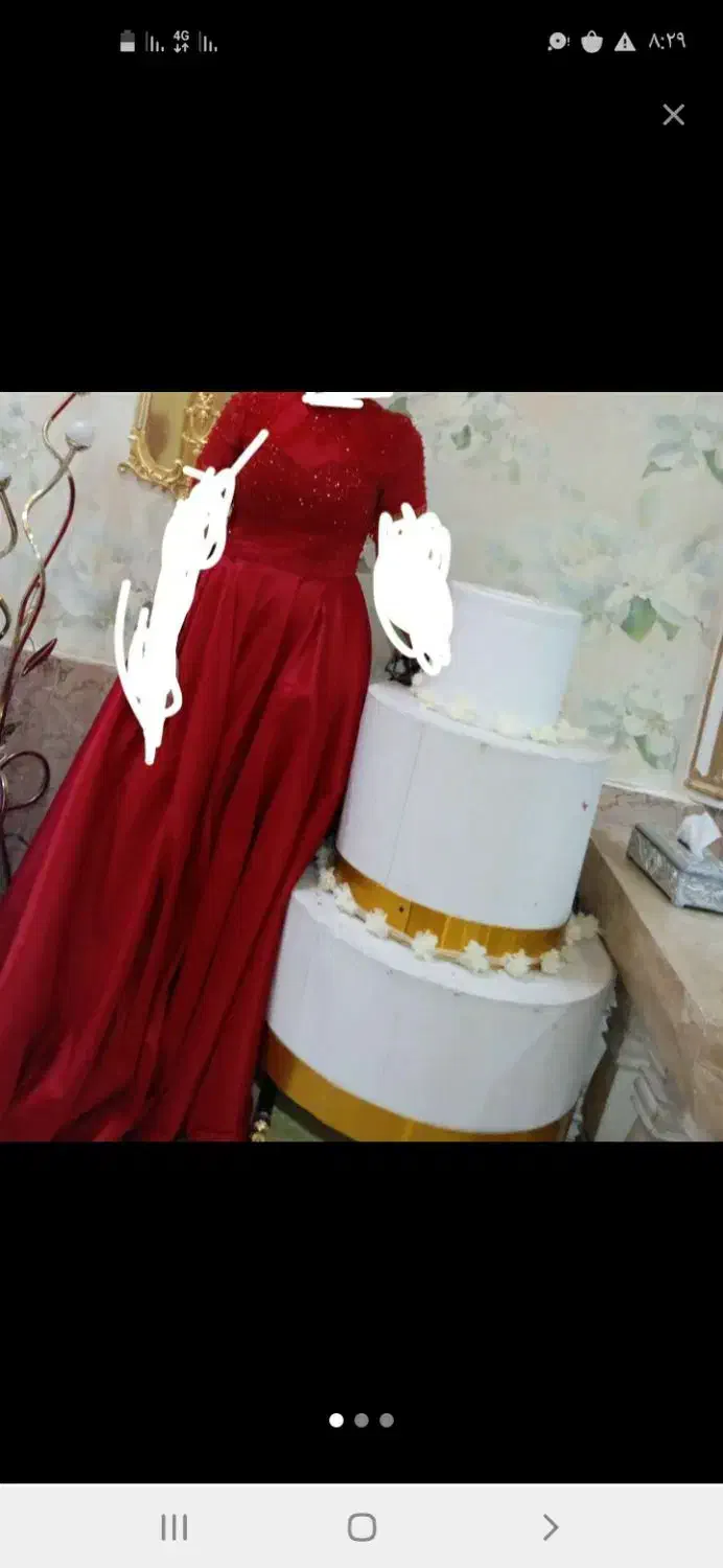 لباس مجلسی شیک قرمز|لباس|مشهد, موعود|دیوار