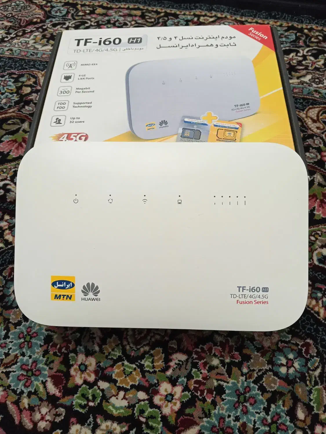 مودم سیم کارتی Huawei TF-i60 H1  ایرانسل|مودم و تجهیزات شبکه|گلستان (تهران), |دیوار