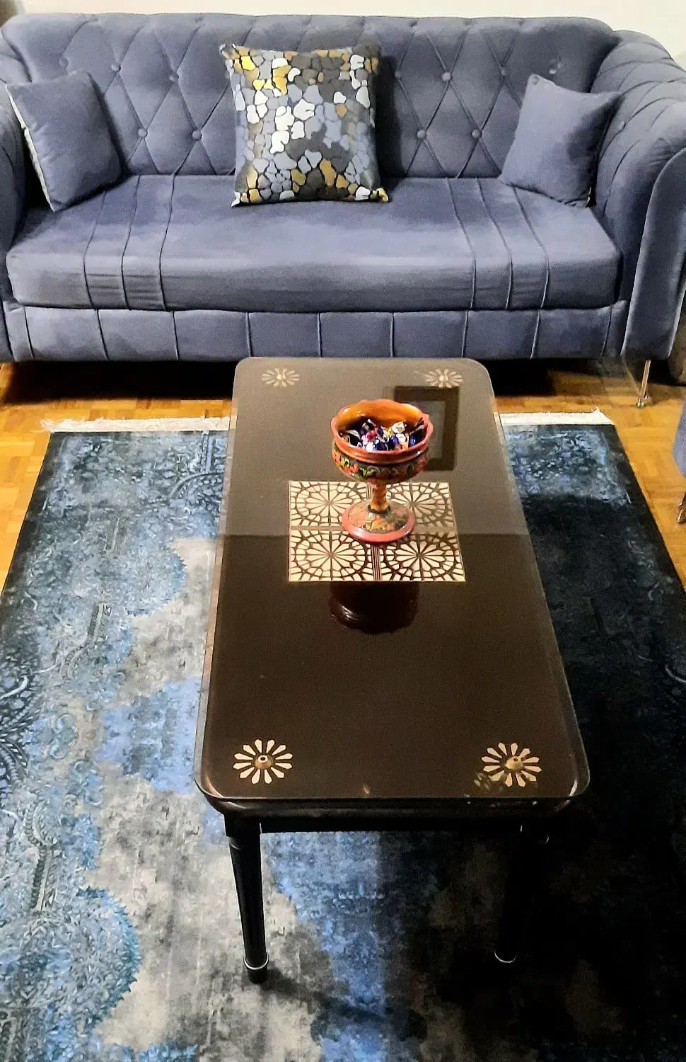 مبل ۷ نفره چستر یا میز وسط|مبلمان خانگی و میز عسلی|تهران, ونک|دیوار