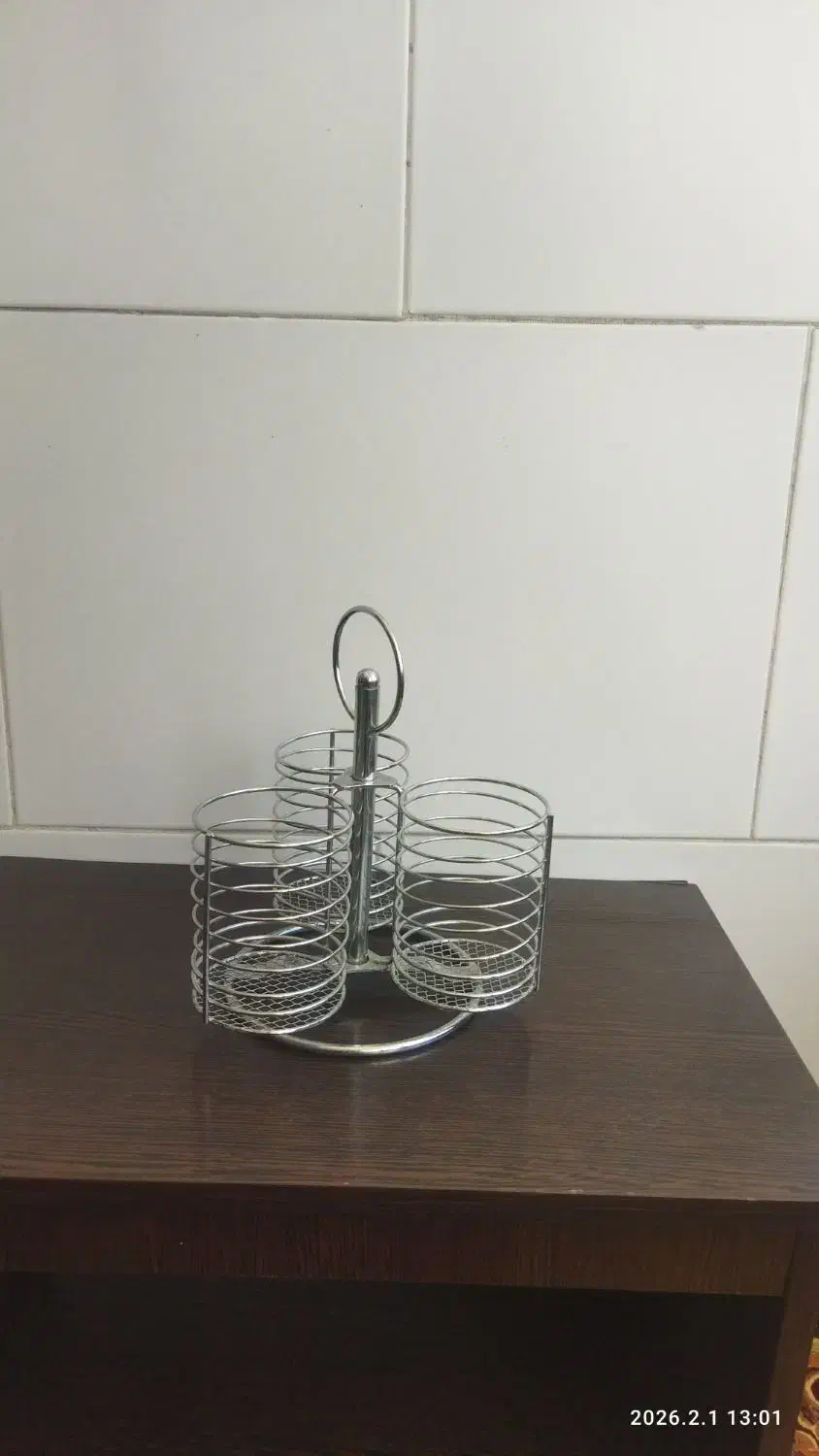 آبچکان استیل|آب‌چکان و نظم‌دهنده ظروف|برخوار, |دیوار