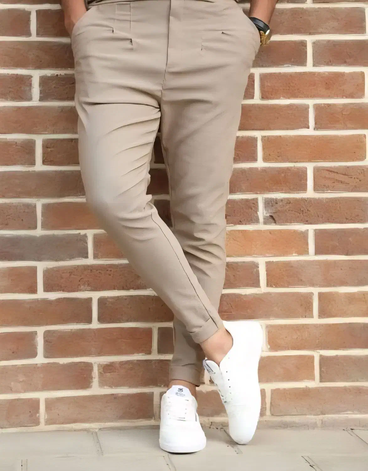 شلوار ساسون دار دمپا پاکتی تمام کش|لباس|مشهد, سرافرازان|دیوار