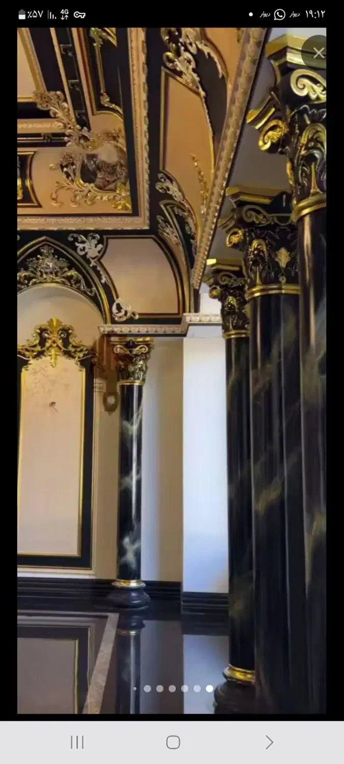 نقاشی  مدرن ، پتینه ، و ق طلا  ، میکرو سمنت|خدمات پیشه و مهارت|لار, |دیوار