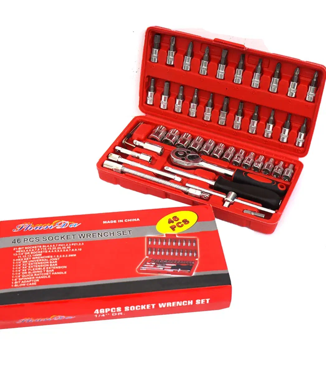 آچار بکس 46 عددی (آکبند شرکتی) جعبه ابزار حرفه ای|ابزارآلات|اصفهان, جلفا|دیوار