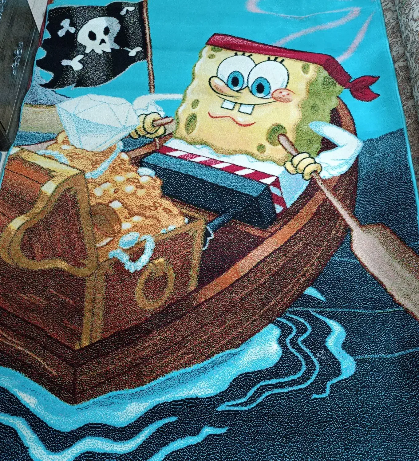 فرش ۴ متری اتاق کودک|فرش|اصفهان, شهرک امام خمینی|دیوار