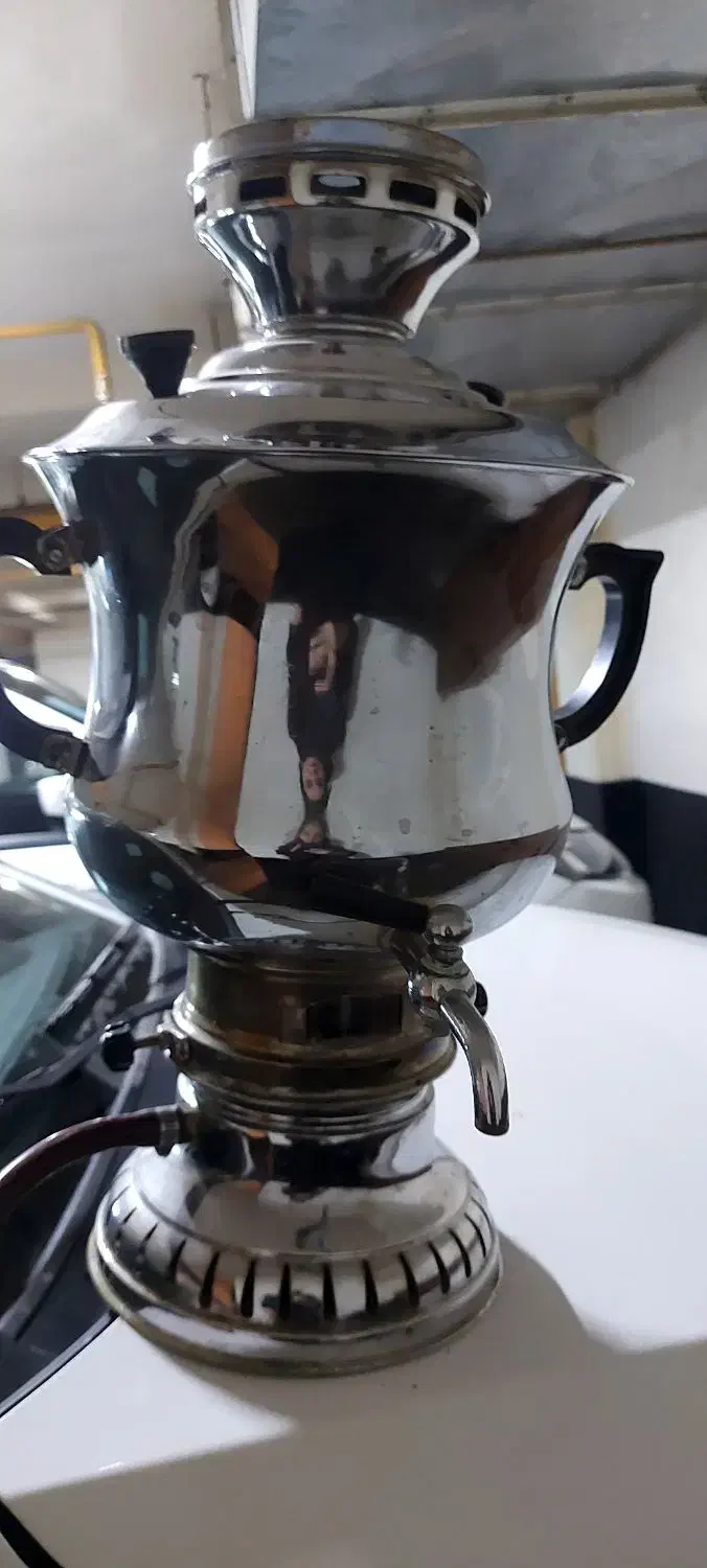 سماور گازی  سنتی ایرانی  / استیل براق|سماور، چای‌ساز، قهوه‌ساز|تهران, گلستان (شهرک راه آهن)|دیوار