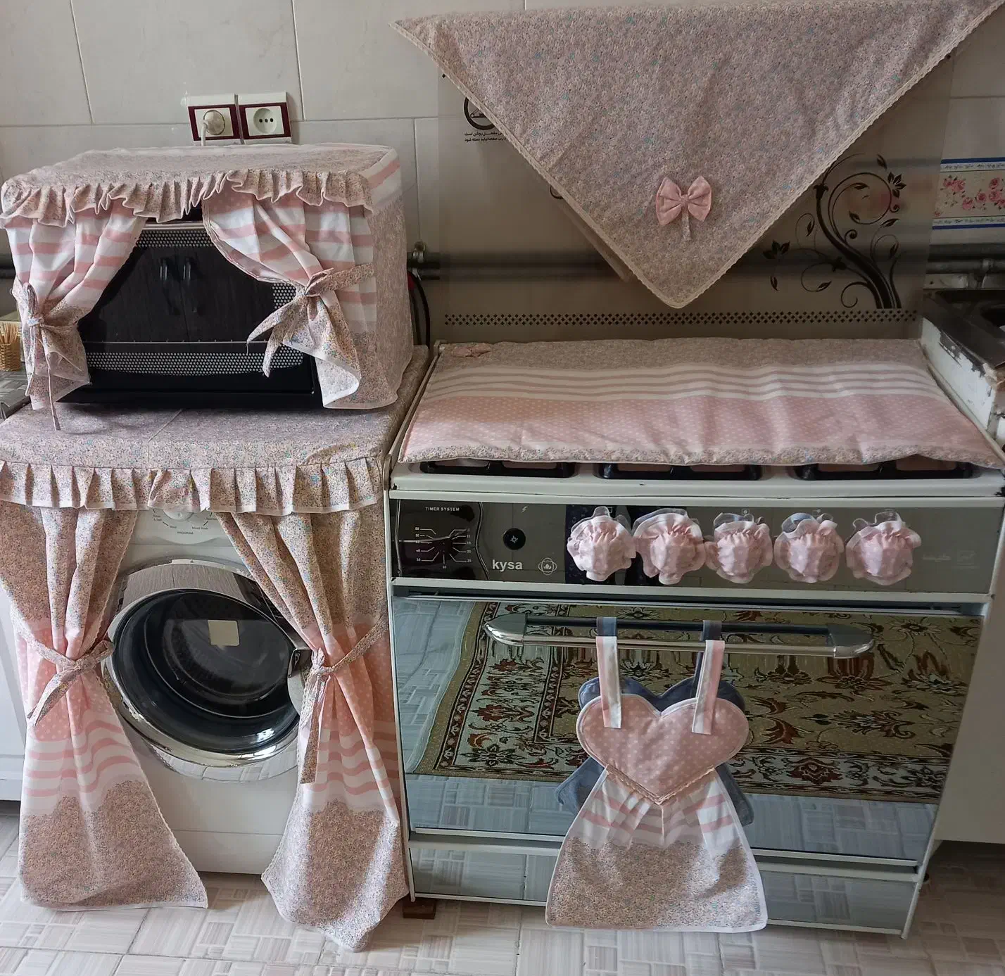 سرویس دمکنی ورویه لوازم برقی|سفره، حوله، دستمال آشپزخانه|کرمانشاه, |دیوار