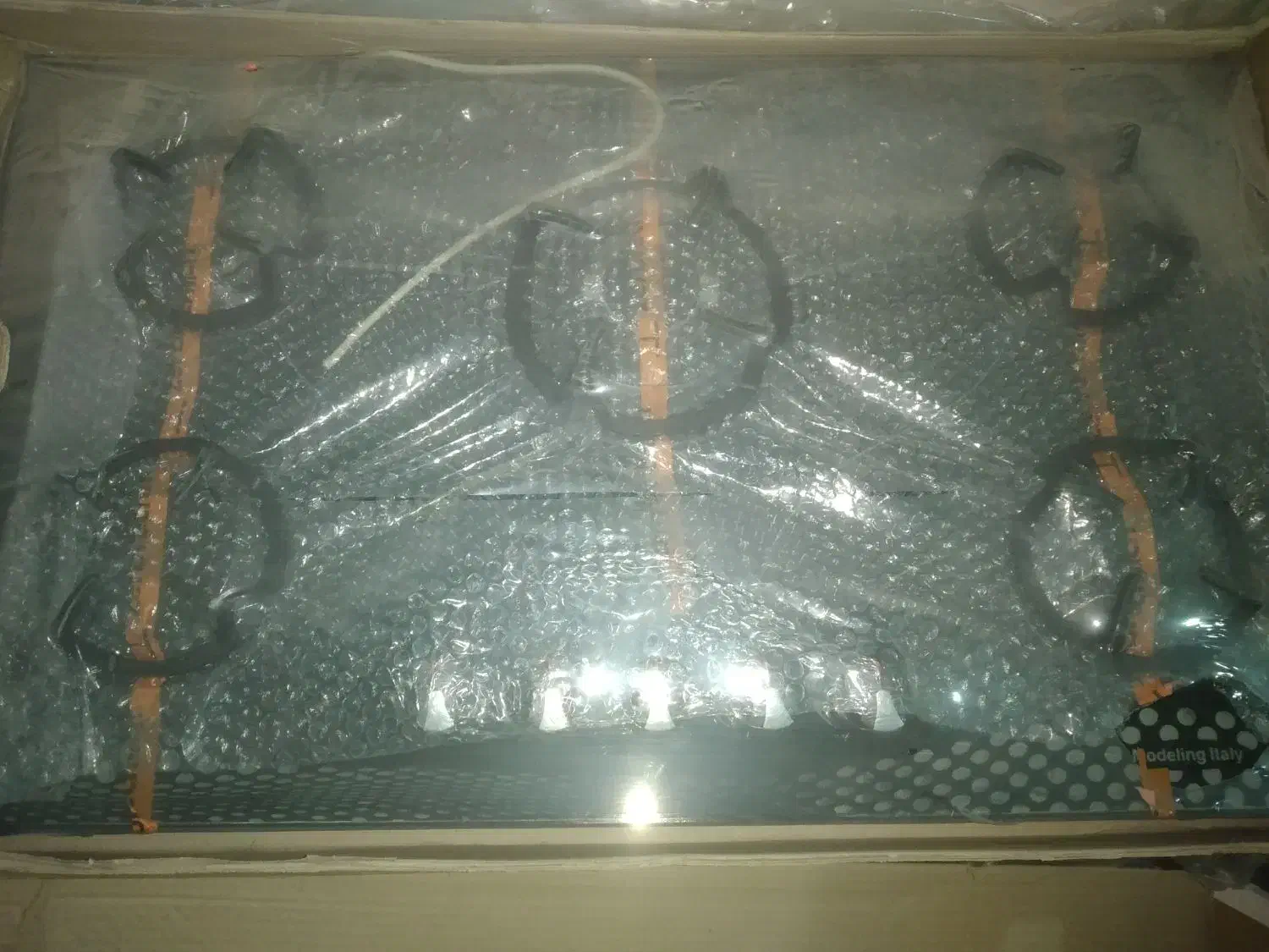 گاز۵شعله شیشه ای ایتالیا|اجاق گاز و لوازم برقی پخت‌وپز|سعدآباد, |دیوار