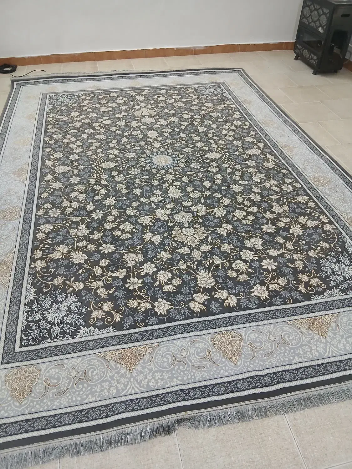 فرش 9متری درحد تروتمیز|فرش|کوچصفهان, |دیوار