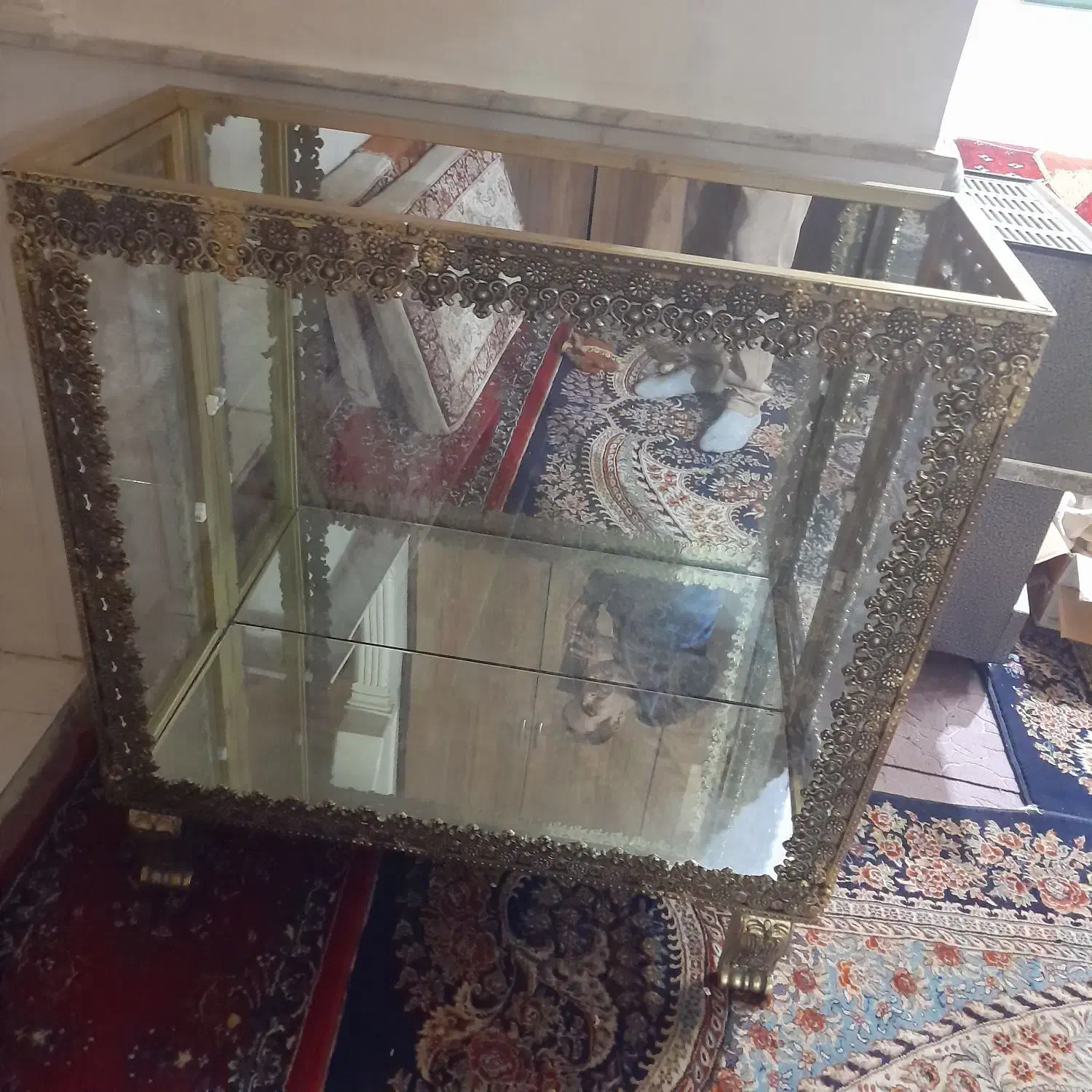 پارتیشن و کنسول و اینه فرش۹متری نو مناسب جهیزیه|بوفه، ویترین، کنسول|قم, شاه ابراهیم|دیوار