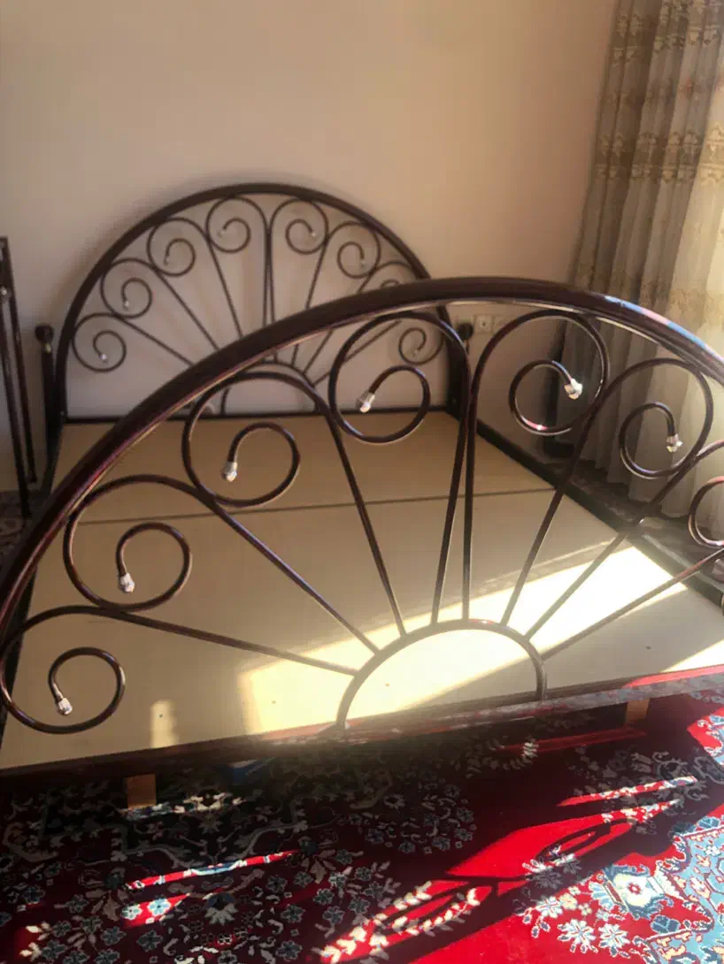 سرویس خواب فلزی|تخت و سرویس خواب|سهند, |دیوار