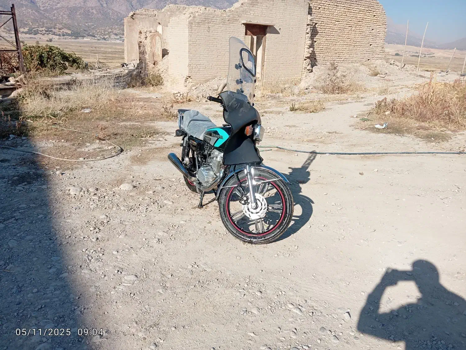 هندا 125 کویر پنج دنده سفارشی|موتورسیکلت|فلارد, |دیوار