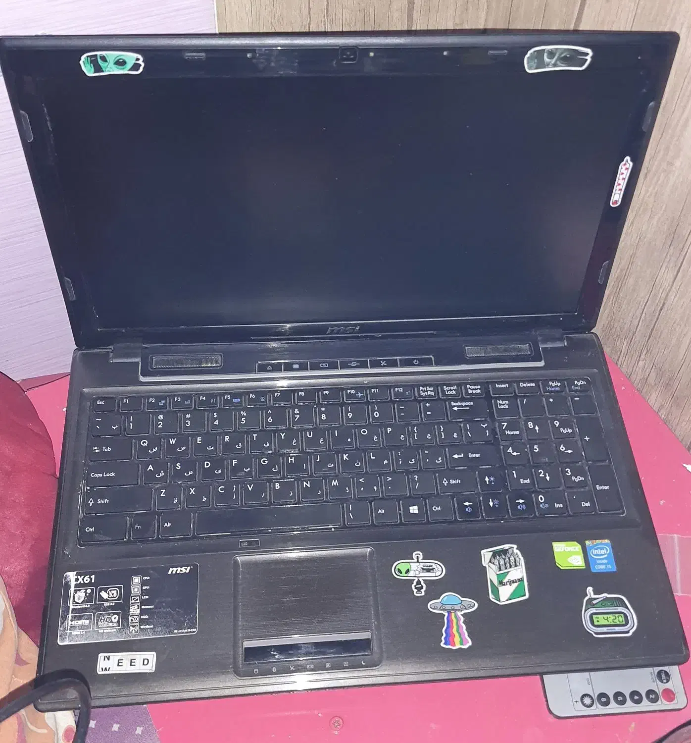 لپ تاپ msi|رایانه همراه|تهران, نیکنام|دیوار