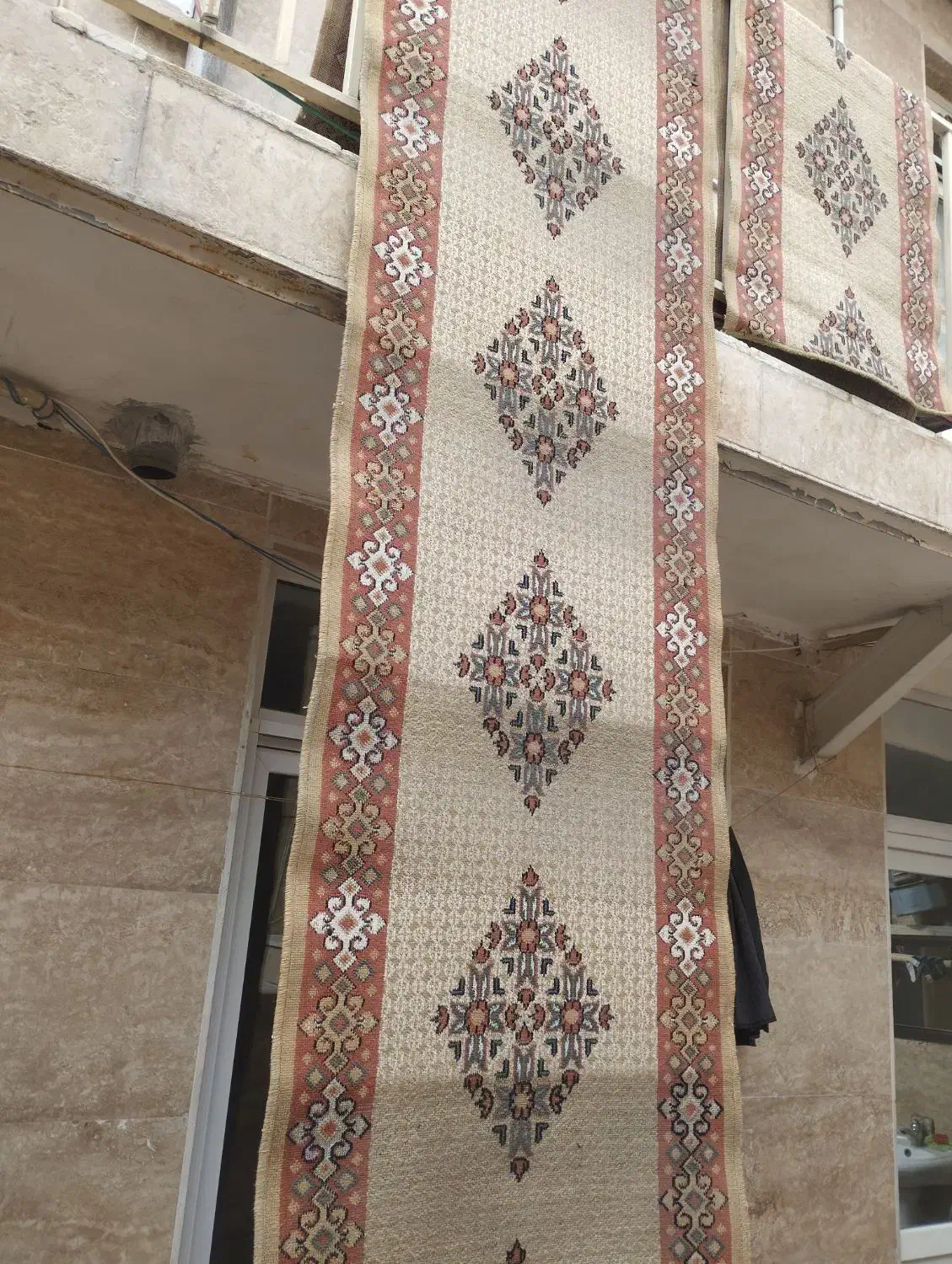گلیم راه پله|گلیم، جاجیم، گبه|اراک, |دیوار