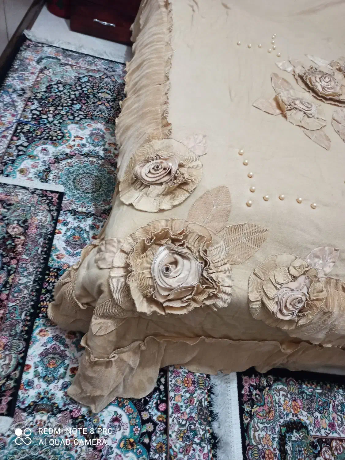 رو تختی دونفره مخملی|سرویس روتختی|ری, سرتخت|دیوار