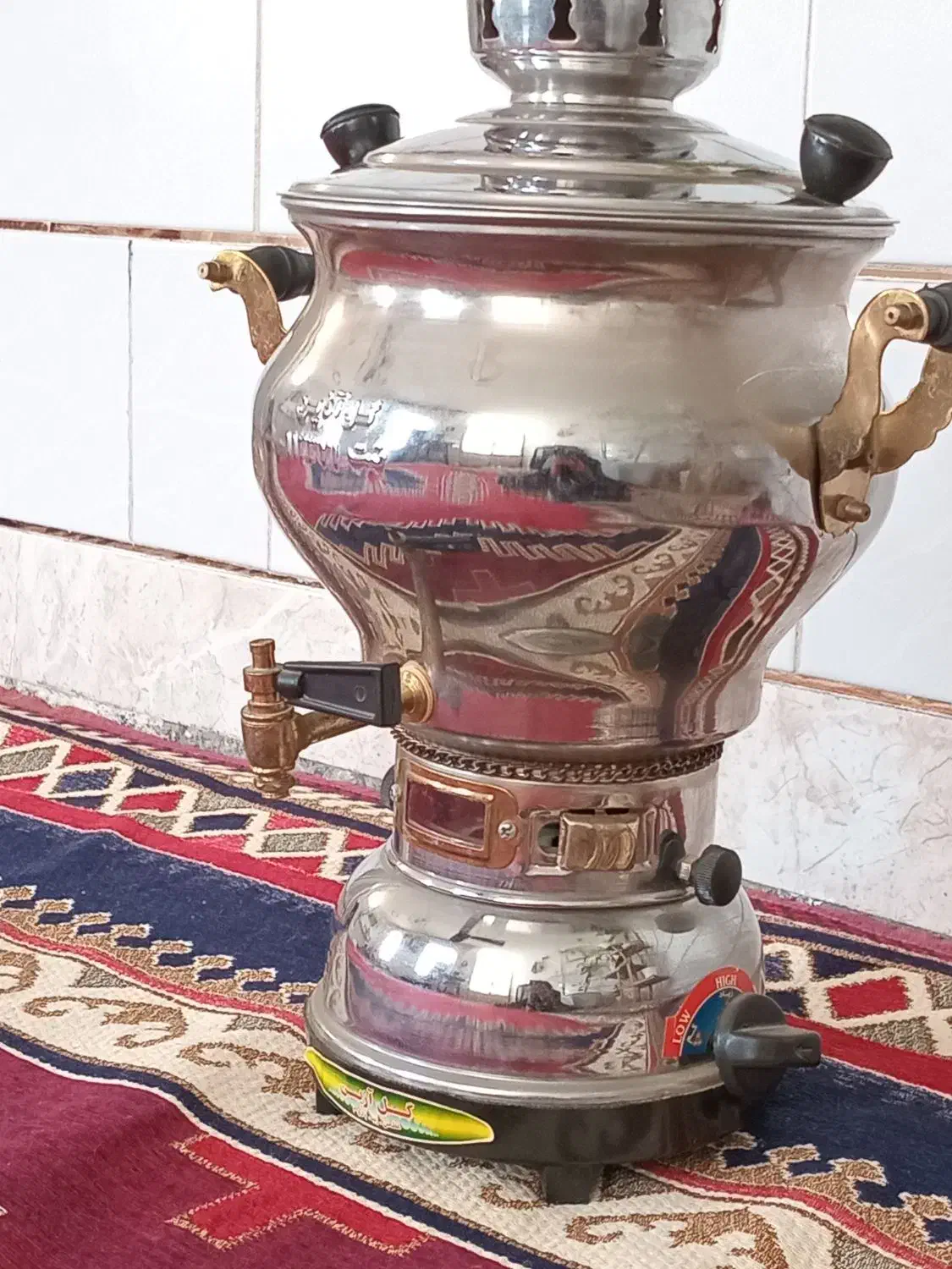 سماور گازی گل ازین|سماور، چایساز، قهوهساز|زرند, |دیوار