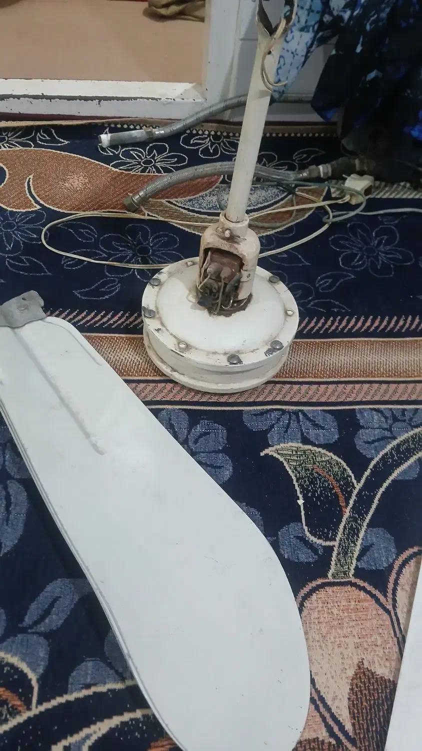 ۲ عدد پنکه سقفی سالم|پنکه و تصفیهکنندهٔ هوا|قم, مهر آباد|دیوار