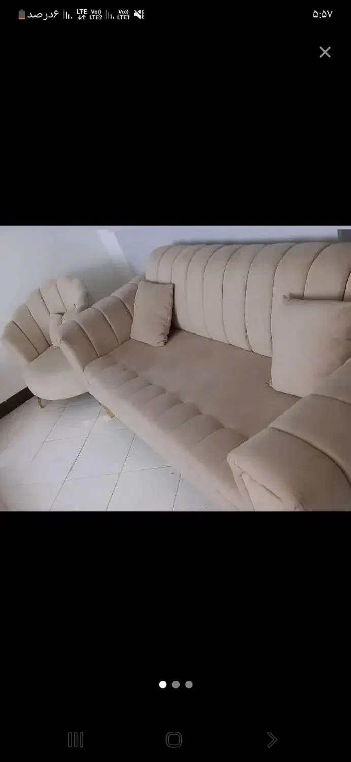 مبل هشت نفره ،مبل صدفی|مبلمان خانگی و میز عسلی|شهریار, شهرک شاهد|دیوار