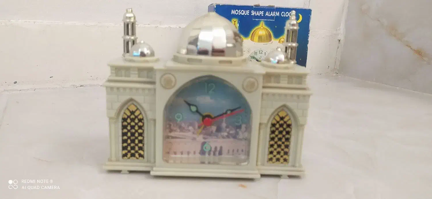 ساعت رومیزی طرح مسجد|کلکسیون اشیاء عتیقه|محمدیه-قزوین, |دیوار