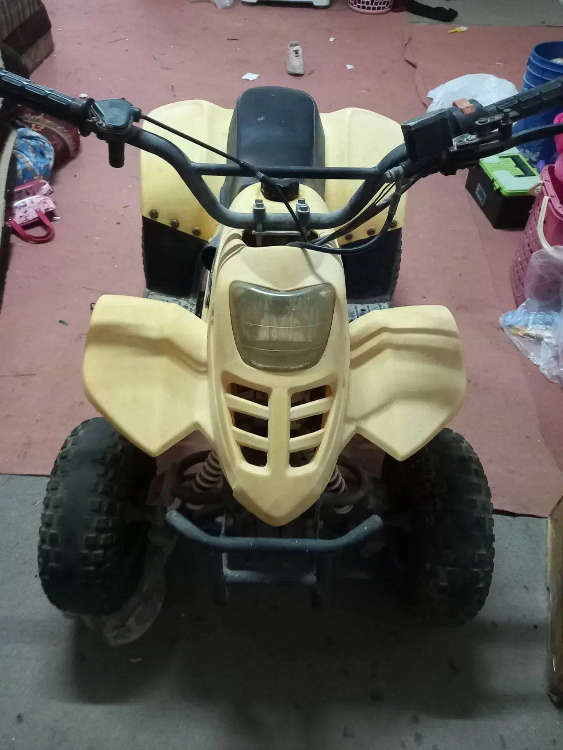 موتور چارچرخ|موتورسیکلت|کاکی, |دیوار