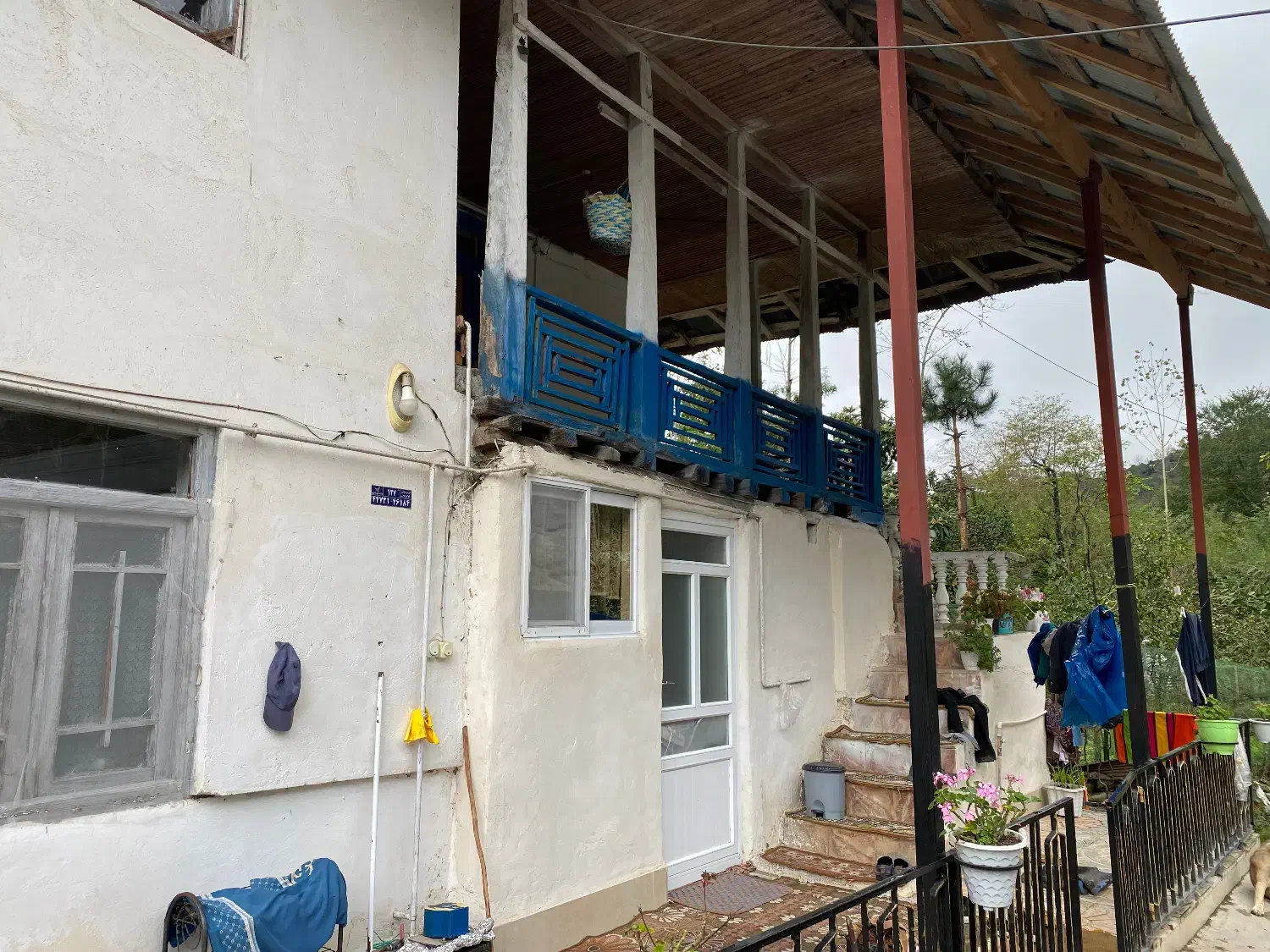 خانه کاه گلی روستای ویو دار گیلان همراه باغ چای|فروش زمین و ملک کلنگی|اطاقور, |دیوار