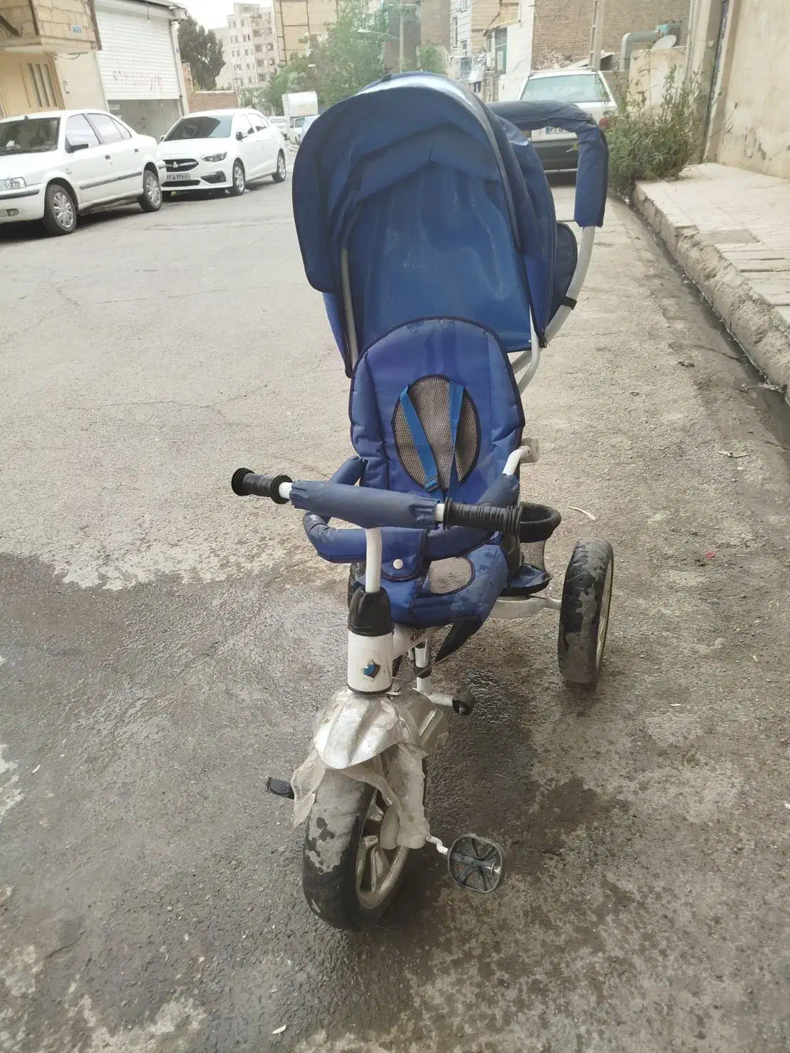 سه چرخه دسته دار بدنه محکم|دوچرخه، اسکیت، اسکوتر|پاکدشت, پاکدشت (مامازند)|دیوار