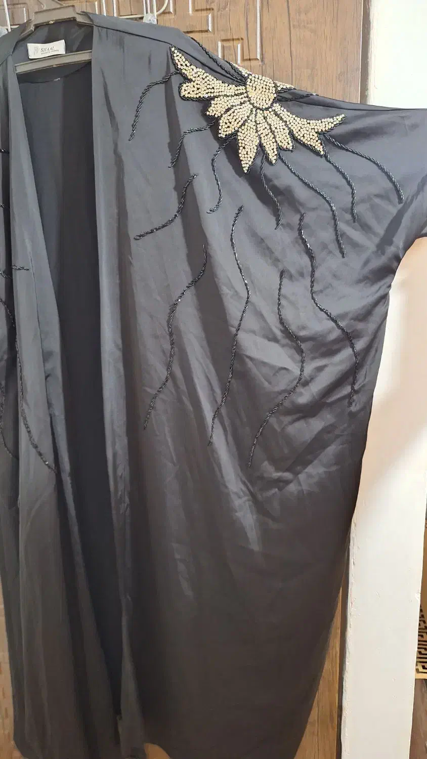 مانتو عبایی نگین کارشده|لباس|صفادشت, |دیوار