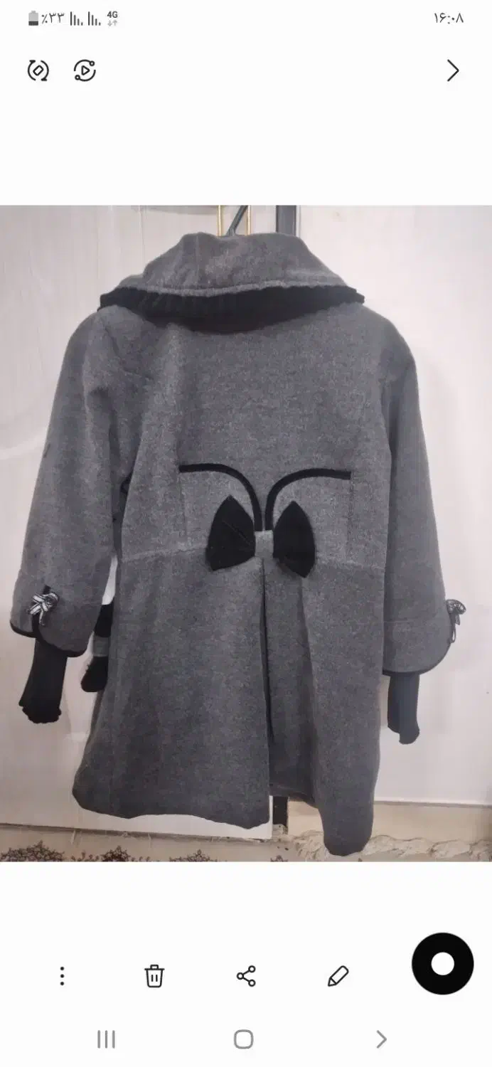 پالتو دخترانه سایز ۳۶|لباس|گرمسار, |دیوار