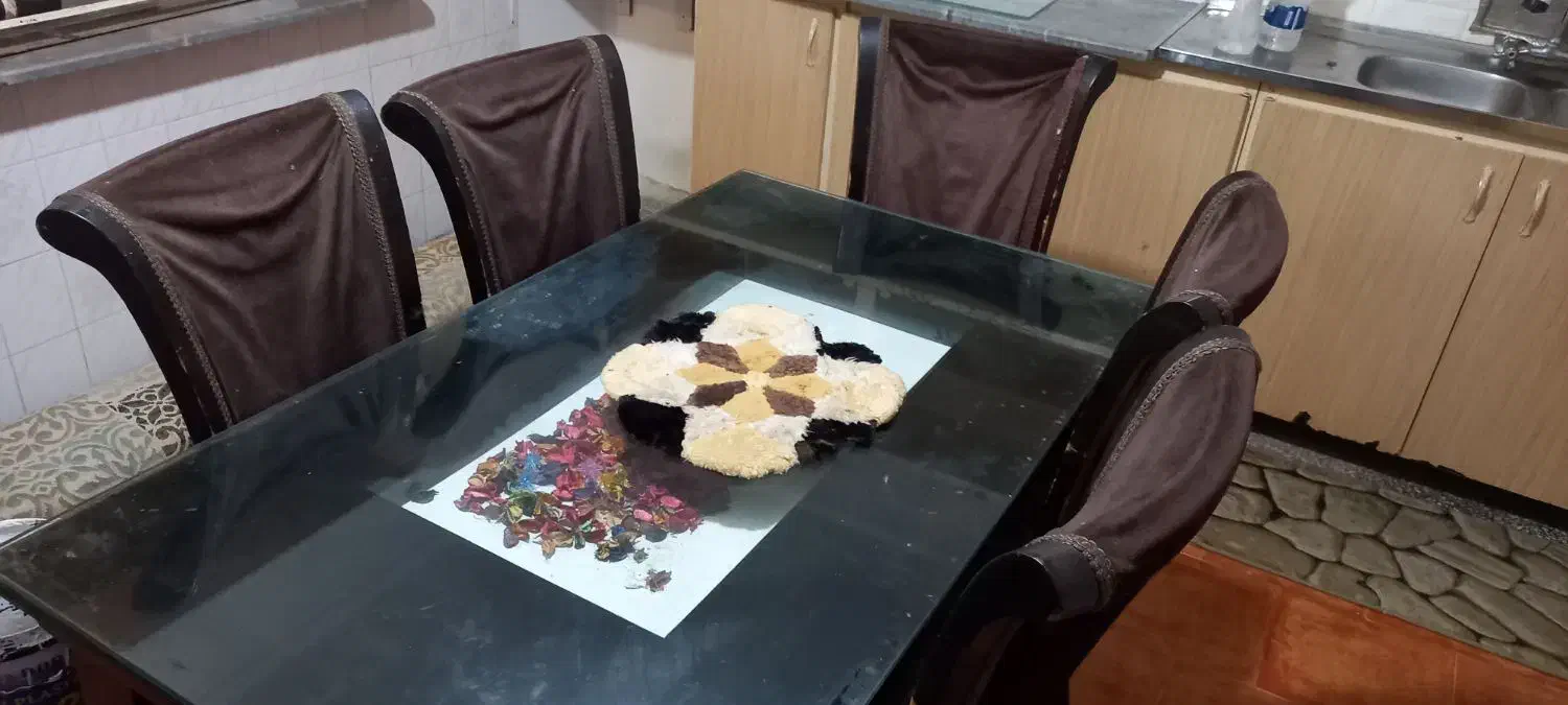 مبلمان ۷ نفره به همراه میز نهارخوری|مبلمان خانگی و میز عسلی|سرخرود, |دیوار