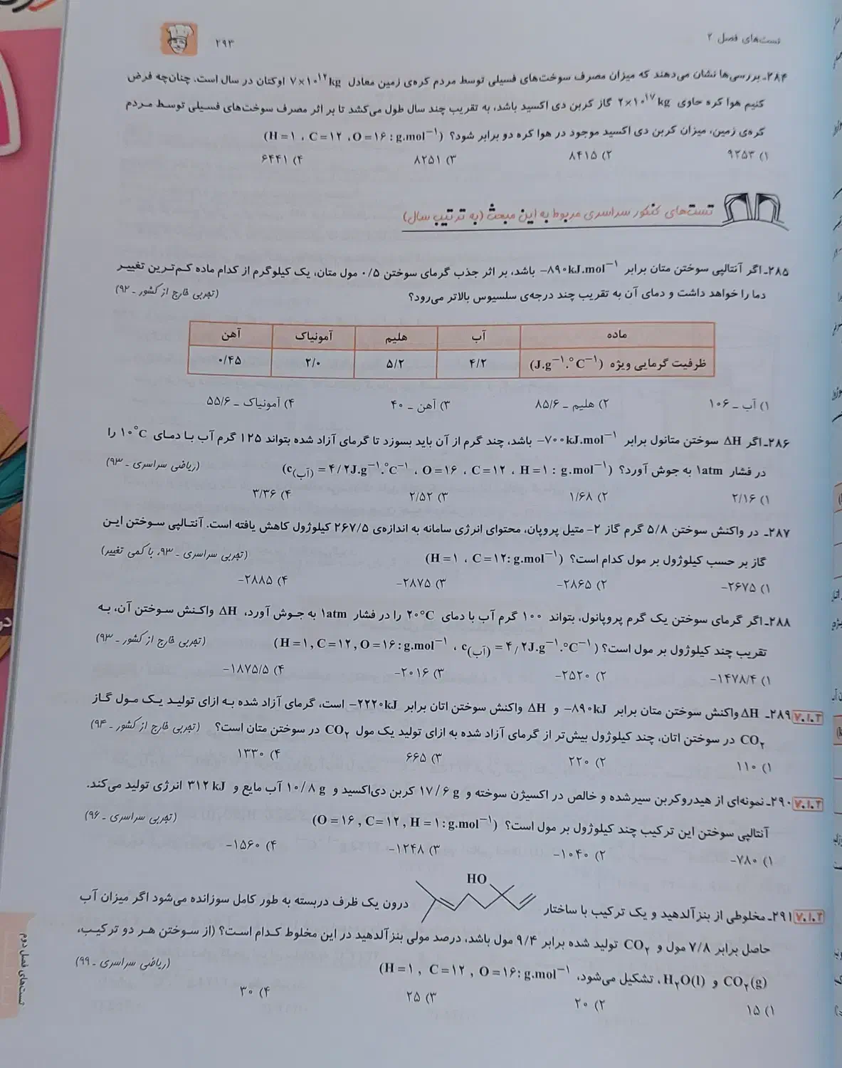 کتاب شیمی یازدهم مبتکران ( تک جلدی )|کتاب و مجله آموزشی|سبزوار, فرهنگیان|دیوار