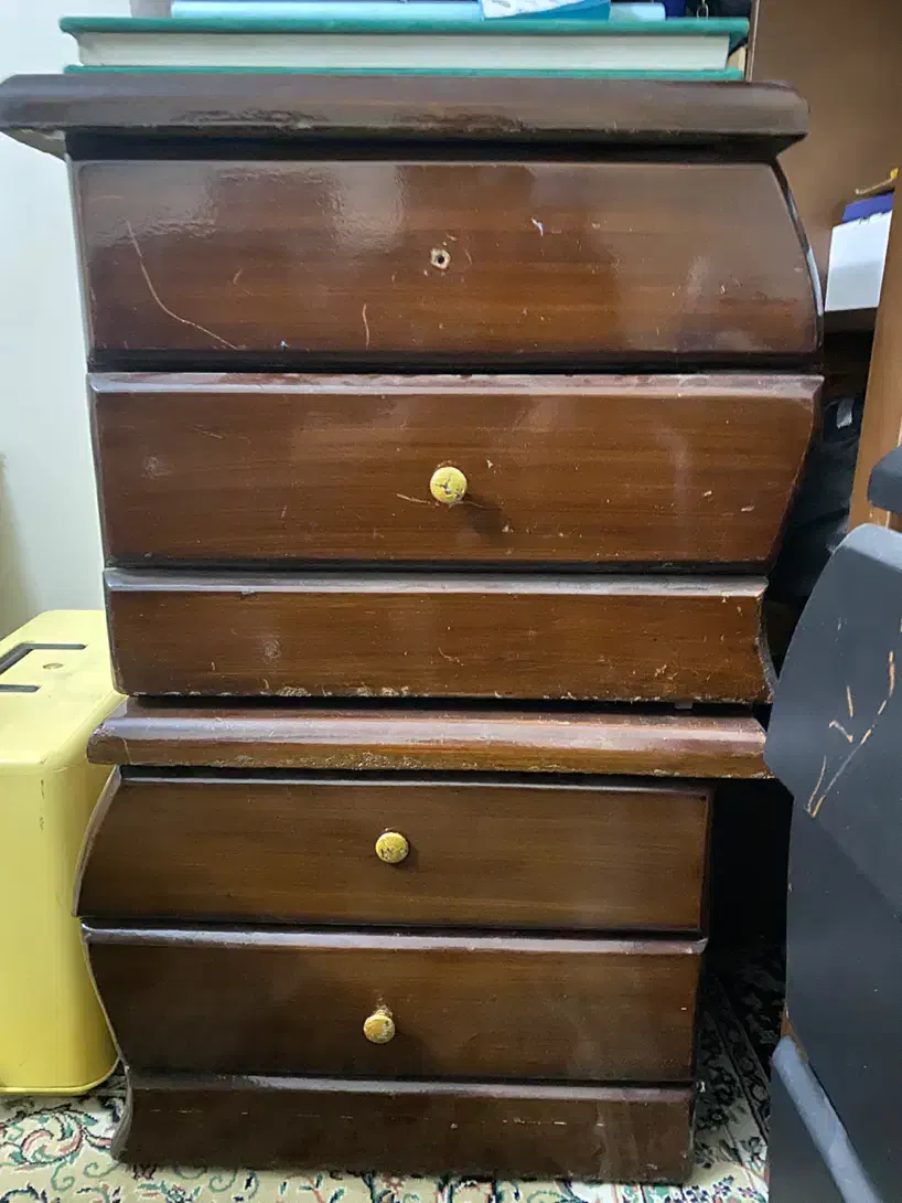 کشو چوبی|جاکفشی، کمد، دراور|کرج, ساسانی (قلمستان)|دیوار