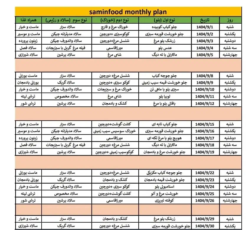تهیه غذا شرکتی پرسنلی کترینگ و آشپزخانه صنعتی|خدمات پذیرایی، مراسم|تهران, استخر|دیوار