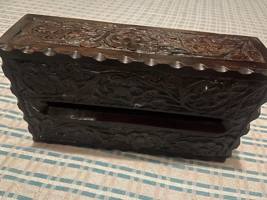 جا دستمال کاغذی چوبی دست ساز|صنایع دستی و سایر لوازم تزئینی|تهران, صادقیه|دیوار