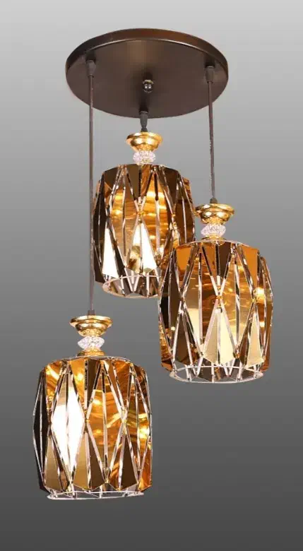 لوستر سه شاخه فقط2900|لوستر و چراغ آویز|دزفول, |دیوار