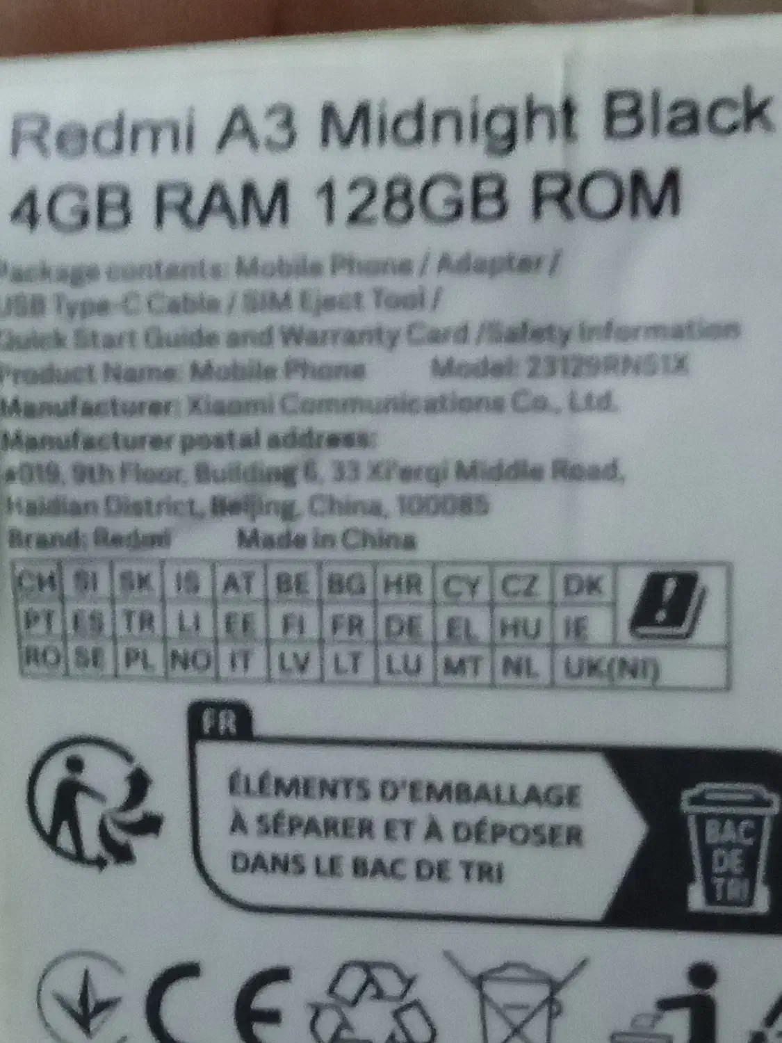 گوشی ردمی a3|موبایل|مشهد, فرهنگیان (شهرک غرب)|دیوار