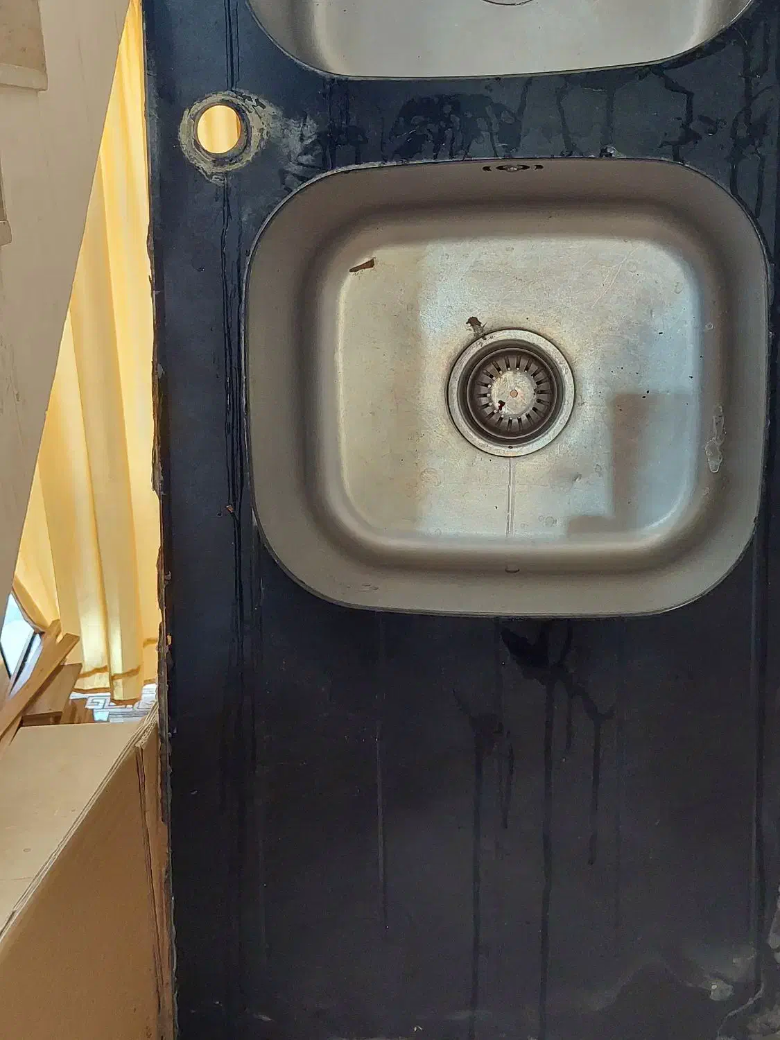 سینگ ظرفشویی|آب‌چکان و نظم‌دهنده ظروف|فاروج, |دیوار