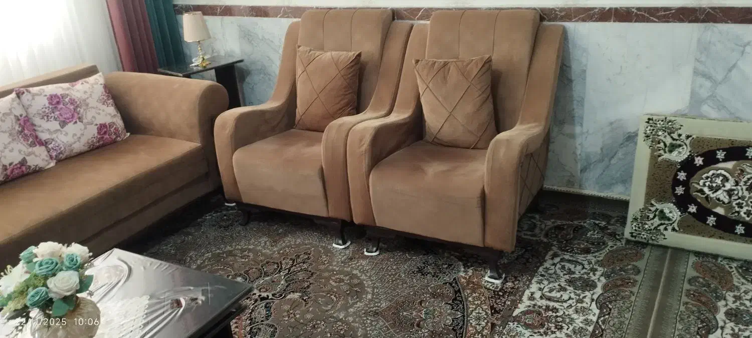 مبل  هفت نفره با میز عسلی|مبلمان خانگی و میز عسلی|سنقر, |دیوار